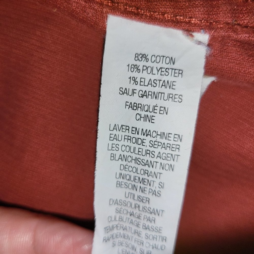 Llbean Corduroy Jacket Rust Color - image 5